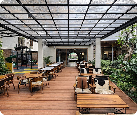 Cafe dining area