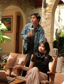 Guests enjoying Bajawa cafe