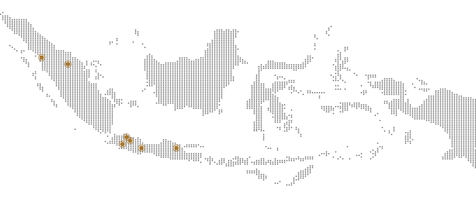 Bajawa outlet map across Indonesia